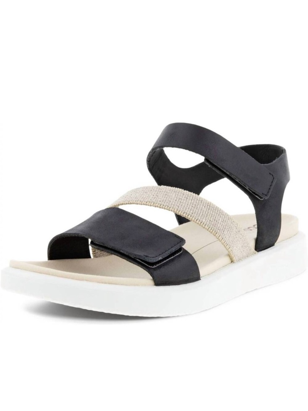 NEW ECCO women's flowt 2 band sandal in black